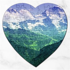 Laghi Di Fusine Jigsaw Puzzle (heart) by trendistuff