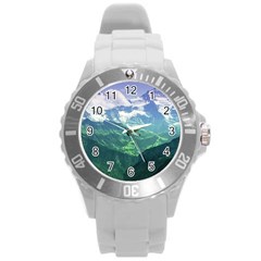 Laghi Di Fusine Round Plastic Sport Watch (l) by trendistuff