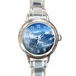 KANGCHENJUNGA Round Italian Charm Watches Front