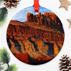 Grand Canyon 3 Ornament (round)  by trendistuff