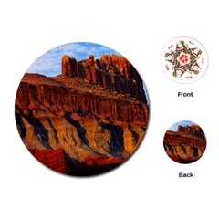 Grand Canyon 3 Playing Cards (round)  by trendistuff