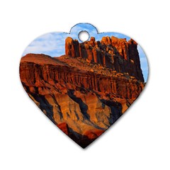 Grand Canyon 3 Dog Tag Heart (one Side) by trendistuff