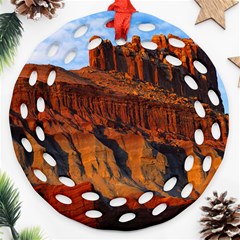 Grand Canyon 3 Ornament (round Filigree)  by trendistuff