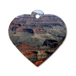 GRAND CANYON 2 Dog Tag Heart (Two Sides) Front