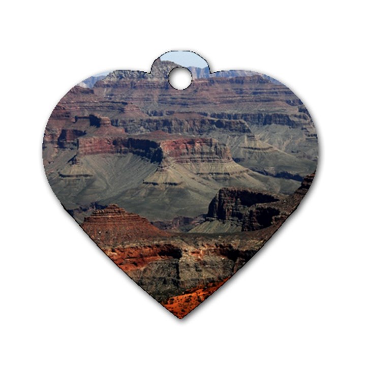 GRAND CANYON 2 Dog Tag Heart (Two Sides)