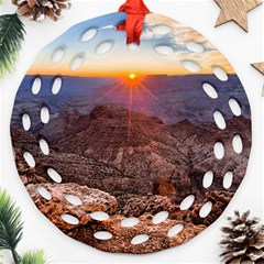 Grand Canyon 1 Ornament (round Filigree)  by trendistuff