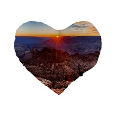 Grand Canyon 1 Standard 16  Premium Heart Shape Cushions by trendistuff