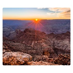 Grand Canyon 1 Double Sided Flano Blanket (small)  by trendistuff