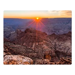 Grand Canyon 1 Double Sided Flano Blanket (large) 