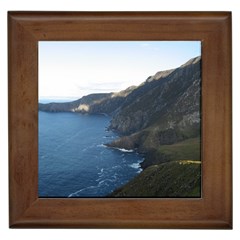 Croaghaun Cliffs Framed Tiles by trendistuff