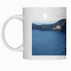 Croaghaun Cliffs White Mugs by trendistuff