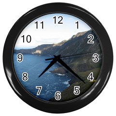 Croaghaun Cliffs Wall Clocks (black) by trendistuff