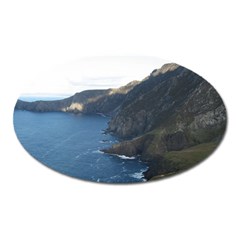 Croaghaun Cliffs Oval Magnet by trendistuff