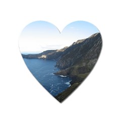 Croaghaun Cliffs Heart Magnet by trendistuff