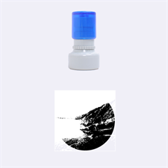 Croaghaun Cliffs Rubber Round Stamps (small) by trendistuff