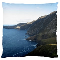 Croaghaun Cliffs Standard Flano Cushion Cases (one Side)  by trendistuff