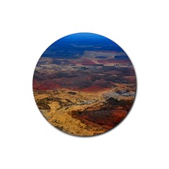 Chapada Diamantina 3 Rubber Round Coaster (4 Pack)  by trendistuff