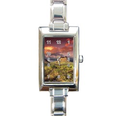 Chapada Diamantina 1 Rectangle Italian Charm Watches by trendistuff