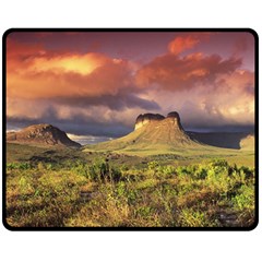 Chapada Diamantina 1 Double Sided Fleece Blanket (medium)  by trendistuff