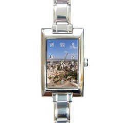 Cappadocia 3 Rectangle Italian Charm Watches by trendistuff