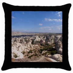 Cappadocia 3 Throw Pillow Cases (black) by trendistuff