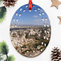 Cappadocia 3 Oval Filigree Ornament (2-side)  by trendistuff