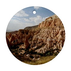 Cappadocia 2 Round Ornament (two Sides)  by trendistuff