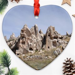 Cappadocia 1 Heart Ornament (2 Sides) by trendistuff