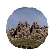 Cappadocia 1 Standard 15  Premium Flano Round Cushions