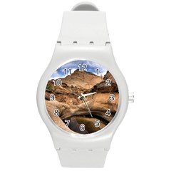 Capital Reefs Round Plastic Sport Watch (m) by trendistuff