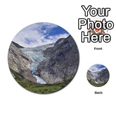 Briksdalsbreen Multi-purpose Cards (round)  by trendistuff