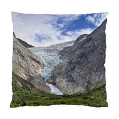 Briksdalsbreen Standard Cushion Case (one Side)  by trendistuff