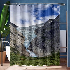 Briksdalsbreen Shower Curtain 60  X 72  (medium)  by trendistuff