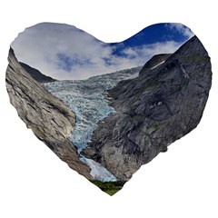 Briksdalsbreen Large 19  Premium Heart Shape Cushions