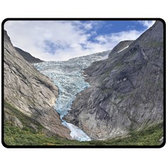 Briksdalsbreen Double Sided Fleece Blanket (medium) 