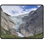 BRIKSDALSBREEN Double Sided Fleece Blanket (Medium)  58.8 x47.4  Blanket Front