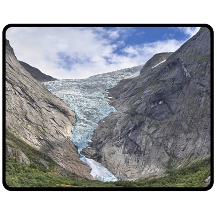 BRIKSDALSBREEN Double Sided Fleece Blanket (Medium) 