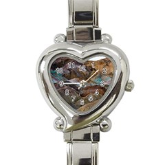 Artists Palette 2 Heart Italian Charm Watch by trendistuff