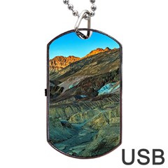 Artists Palette 1 Dog Tag Usb Flash (one Side)