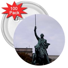 Washington Statue 3  Buttons (100 Pack)  by trendistuff