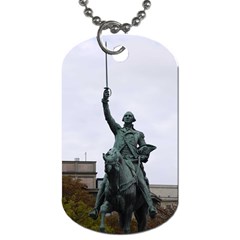 Washington Statue Dog Tag (two Sides) by trendistuff