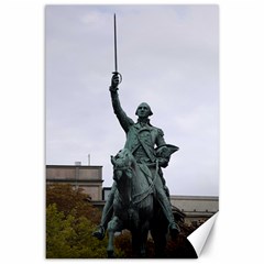 Washington Statue Canvas 12  X 18   by trendistuff