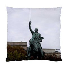 Washington Statue Standard Cushion Case (one Side)  by trendistuff