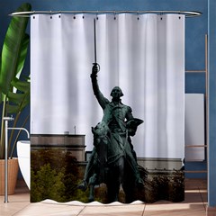 Washington Statue Shower Curtain 60  X 72  (medium)  by trendistuff