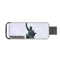 Washington Statue Portable Usb Flash (one Side) by trendistuff