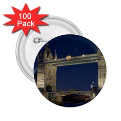 Tower Bridge 2 25  Buttons (100 Pack)  by trendistuff