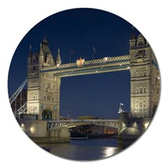 Tower Bridge Magnet 5  (round) by trendistuff