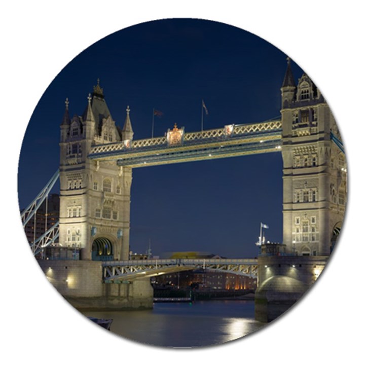 TOWER BRIDGE Magnet 5  (Round)