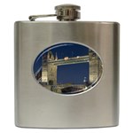 TOWER BRIDGE Hip Flask (6 oz) Front