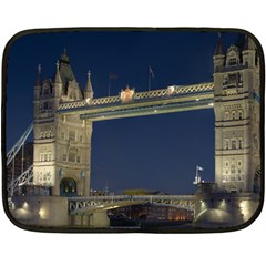 Tower Bridge Double Sided Fleece Blanket (mini) 